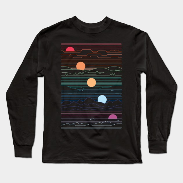 Many Lands Under One Sun Long Sleeve T-Shirt by Thepapercrane